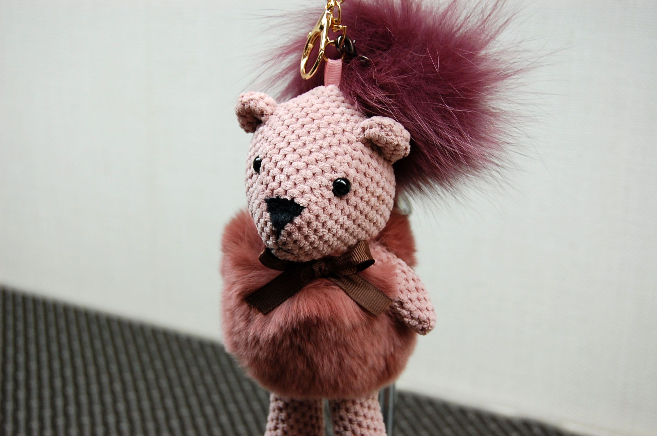 レッキス　ドールチャーム（ベア）　Foxポンポン付の画像