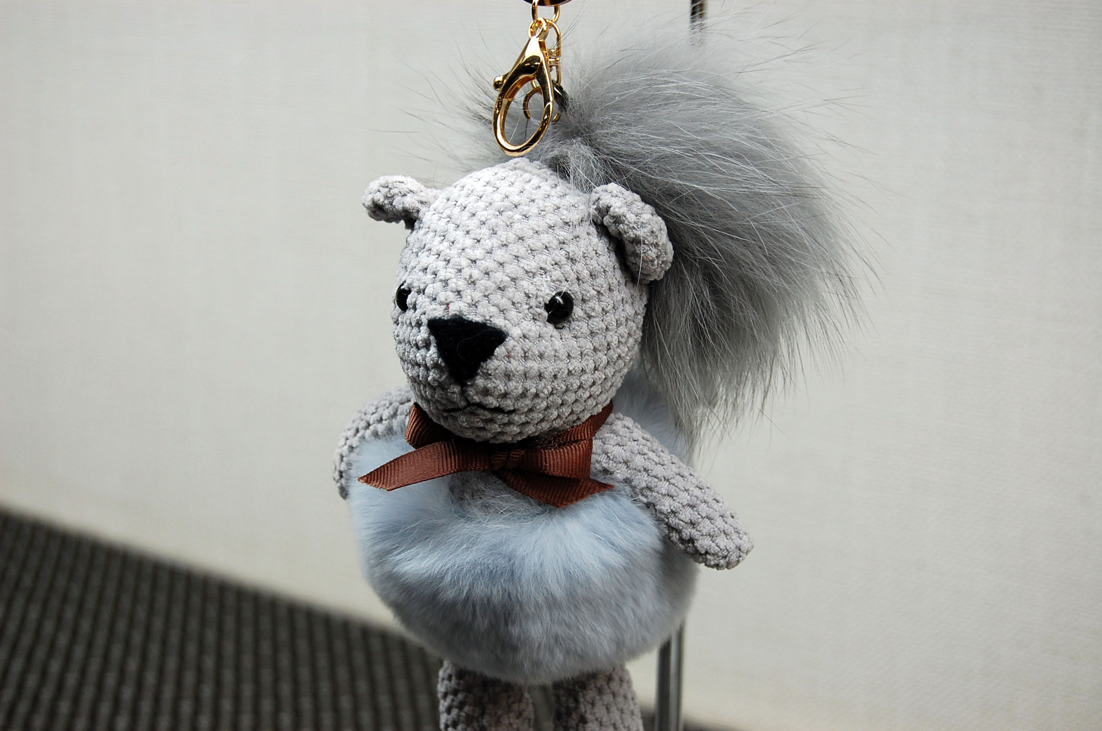 レッキス　ドールチャーム（ベア）　Foxポンポン付の画像