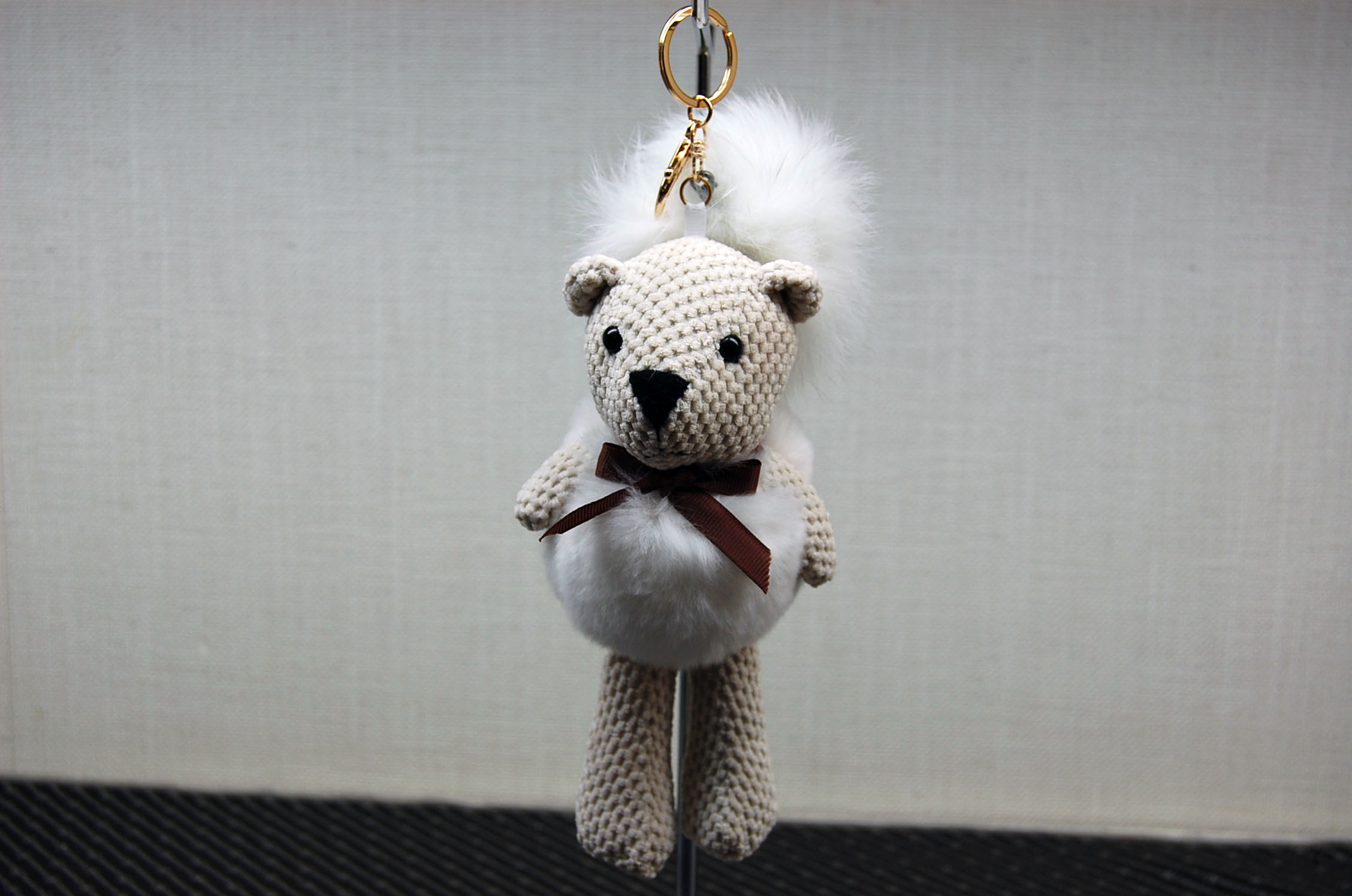 レッキス　ドールチャーム（ベア）　Foxポンポン付の画像