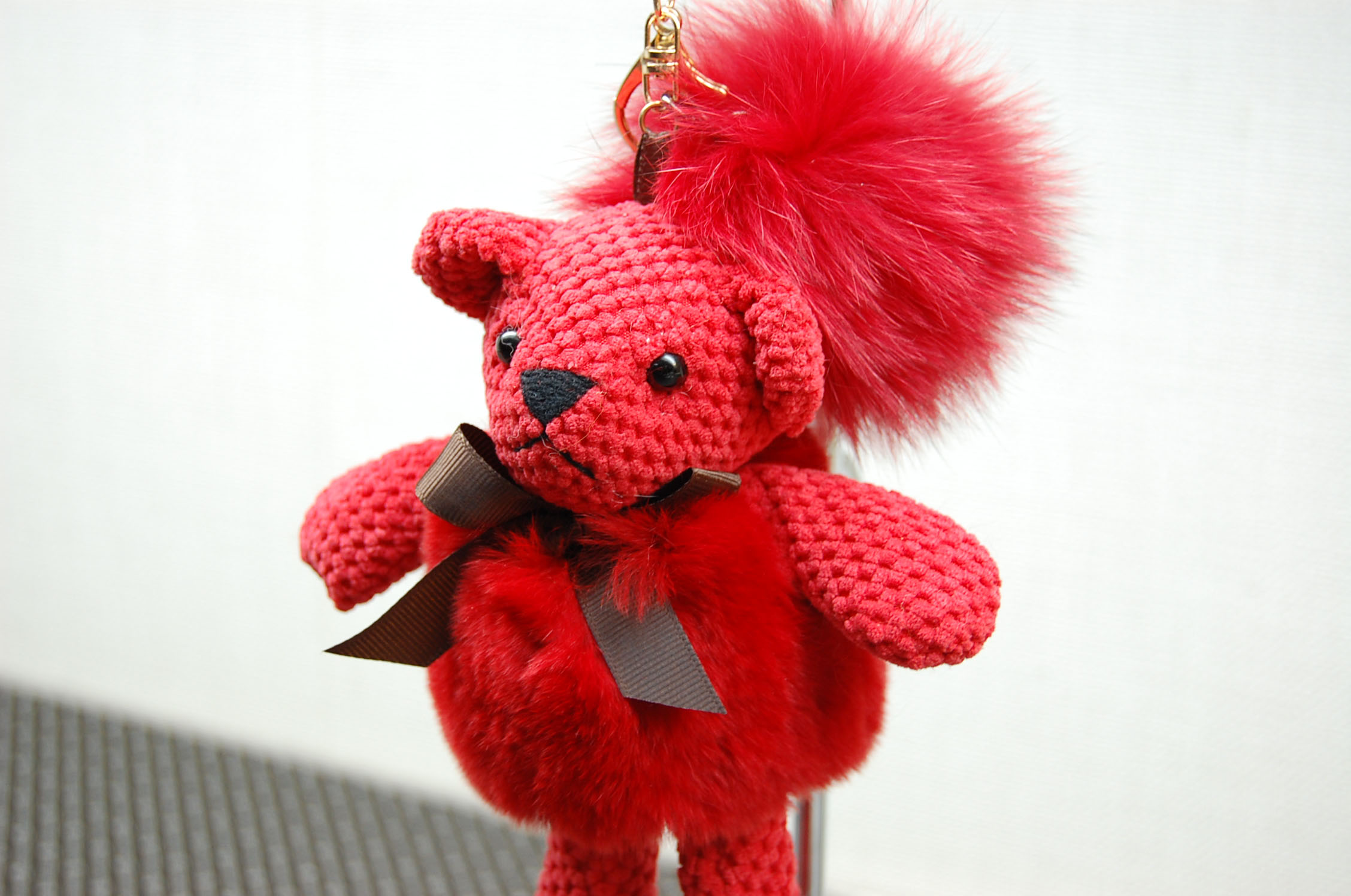 レッキス　ドールチャーム（ベア）　Foxポンポン付の画像