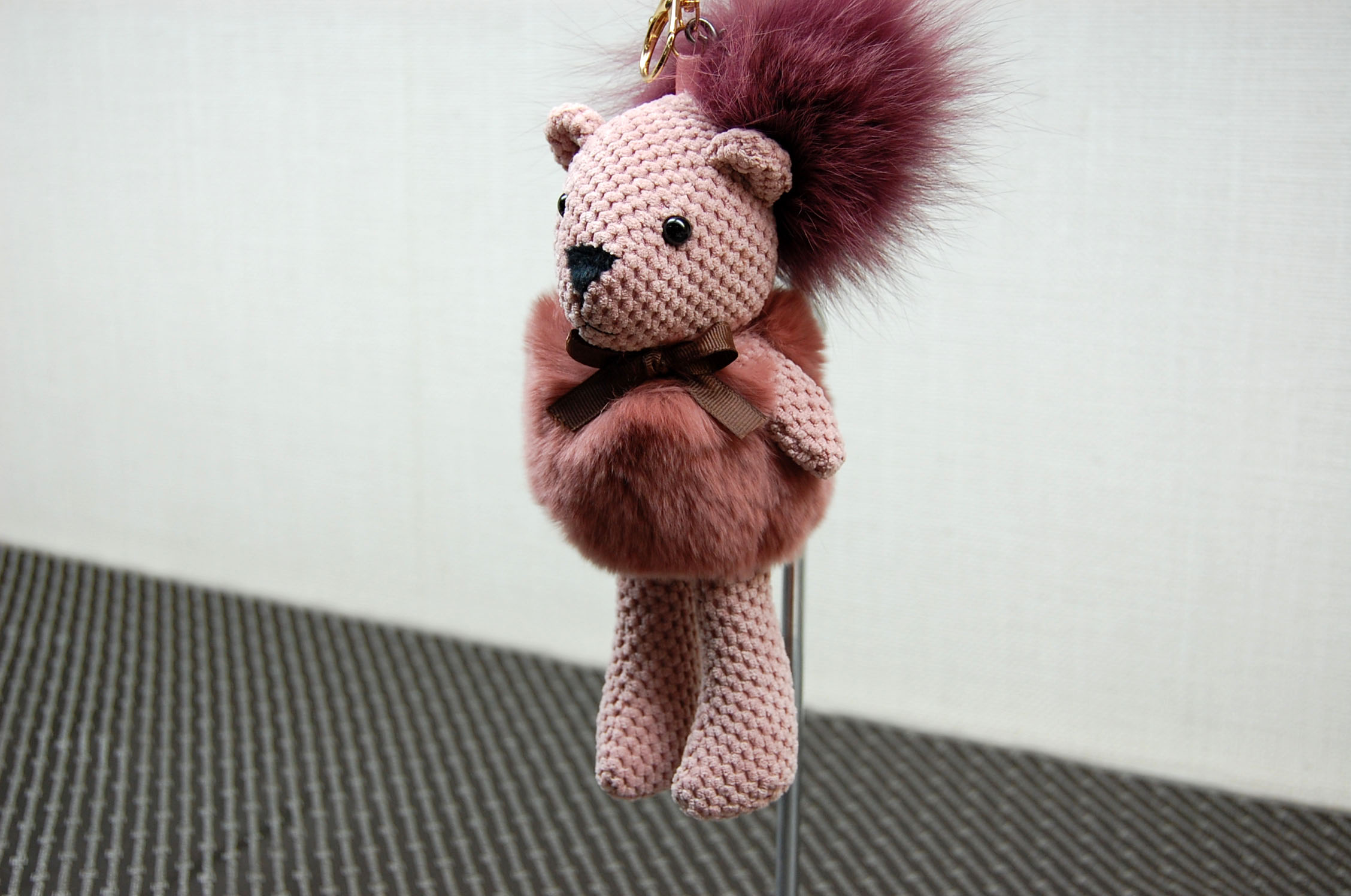 レッキス　ドールチャーム（ベア）　Foxポンポン付の画像