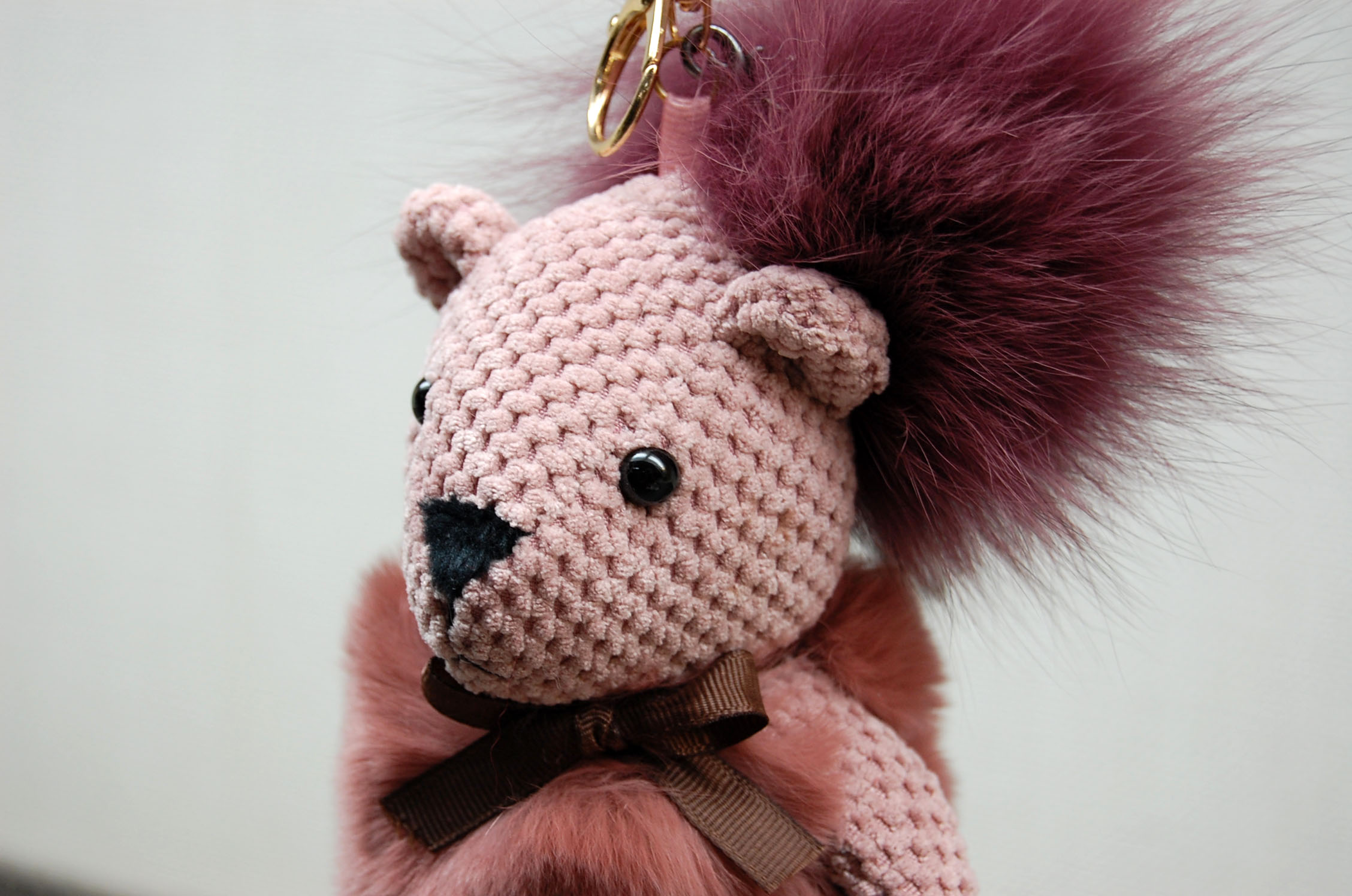 レッキス　ドールチャーム（ベア）　Foxポンポン付の画像