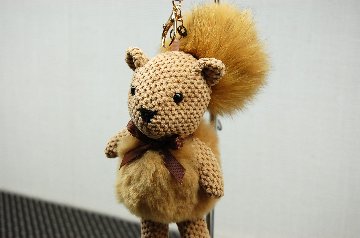 レッキス　ドールチャーム（ベア）　Foxポンポン付の画像