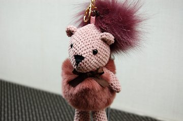 レッキス　ドールチャーム（ベア）　Foxポンポン付の画像