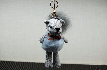 レッキス　ドールチャーム（ベア）　Foxポンポン付の画像