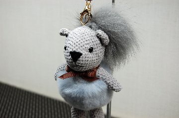 レッキス　ドールチャーム（ベア）　Foxポンポン付の画像