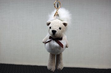レッキス　ドールチャーム（ベア）　Foxポンポン付の画像