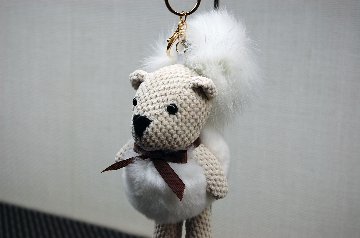 レッキス　ドールチャーム（ベア）　Foxポンポン付の画像