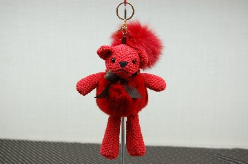 レッキス　ドールチャーム（ベア）　Foxポンポン付の画像