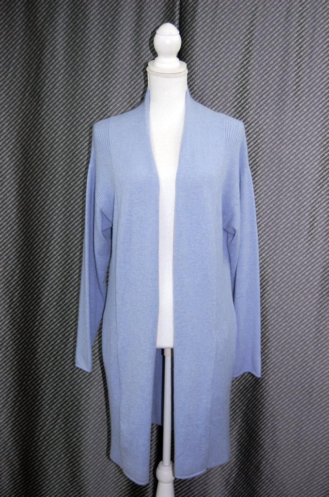 カシミヤニット　ロングカーディガンの画像