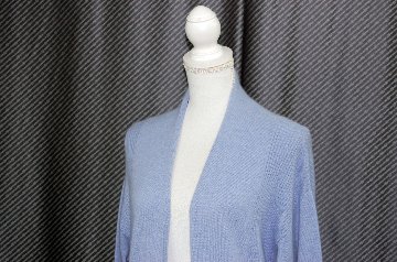 カシミヤニット　ロングカーディガンの画像