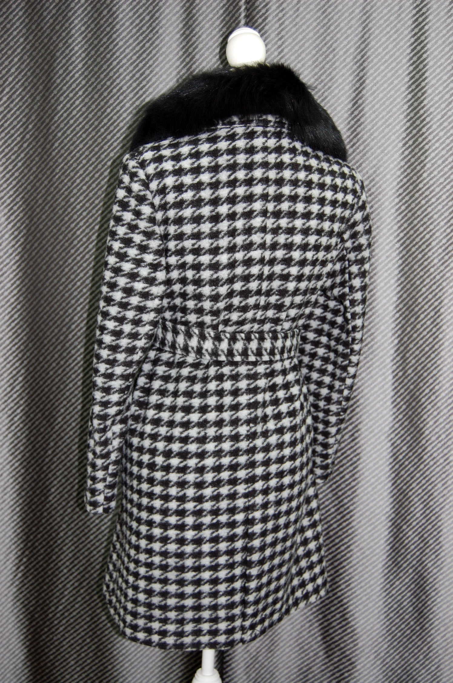 BALMAIN　千鳥柄ウール混コート　Foxカラーの画像