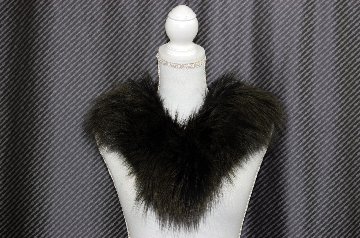 ウールストール　シルバーフォックストリムの画像