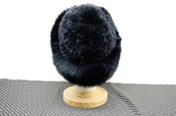 ミンク　ヤーンハット　Foxトリムの画像