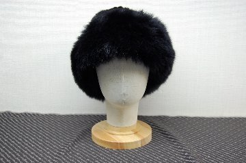 ミンク　ヤーンハット　Foxトリムの画像
