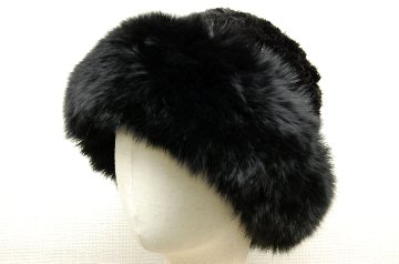 ミンク　ヤーンハット　Foxトリムの画像