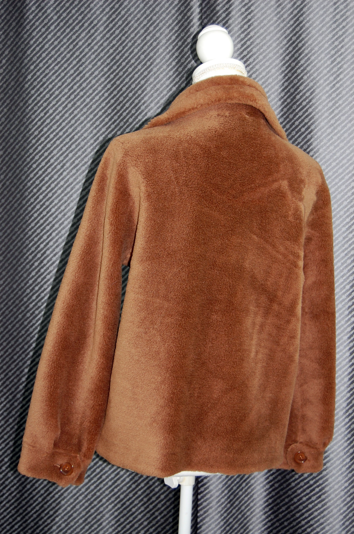 ラムウール　ライダースジャケットの画像