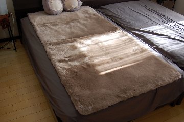 極厚ムートン　シーツ（シングル/100×200cm）の画像