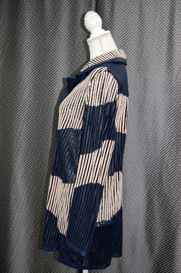ラムレザー＆レース　リバーシブルジャケットの画像