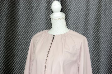 ラムレザー　ワイドスリーブジャケットの画像