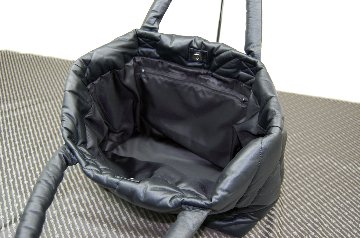 ラムレザー　カーブキルトグランドトートバッグの画像