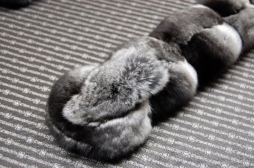 チンチラ　ダブルフェイスマフラーの画像