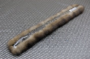 ロシアンセーブル　ホリゾンタルチョーカーの画像