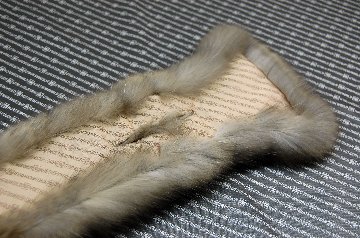 シルバリーセーブル　ホリゾンタルクロスマフラーの画像