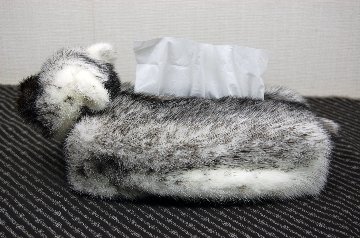 クロスミンク　ベアフェイスティッシュボックスカバーの画像