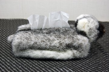 クロスミンク　ベアフェイスティッシュボックスカバーの画像