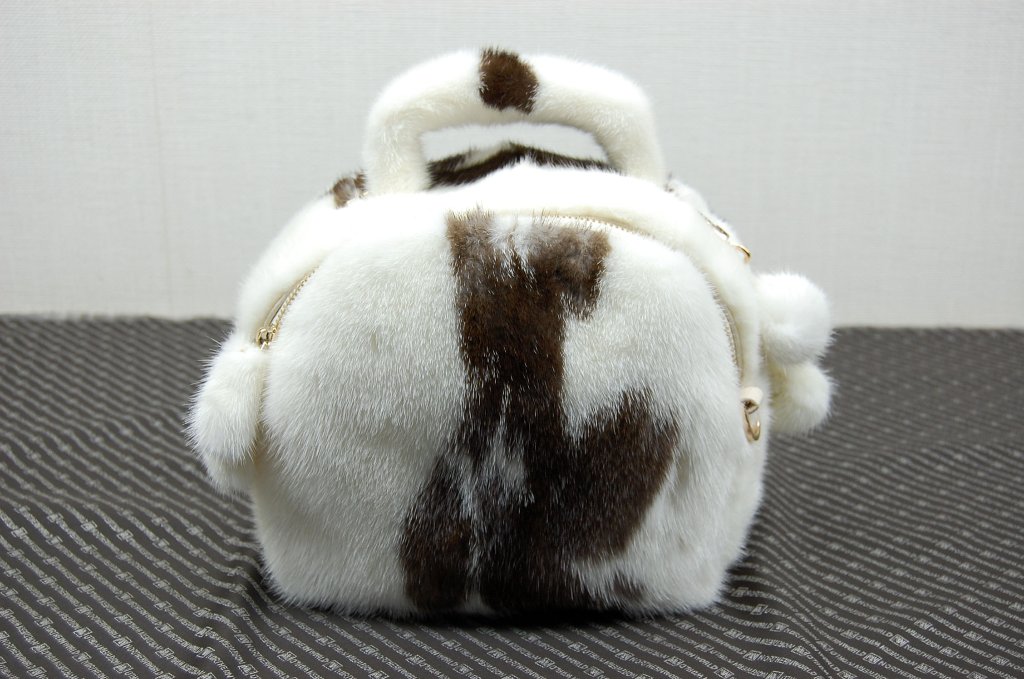 ジャガーミンク　2wayハンドバッグの画像