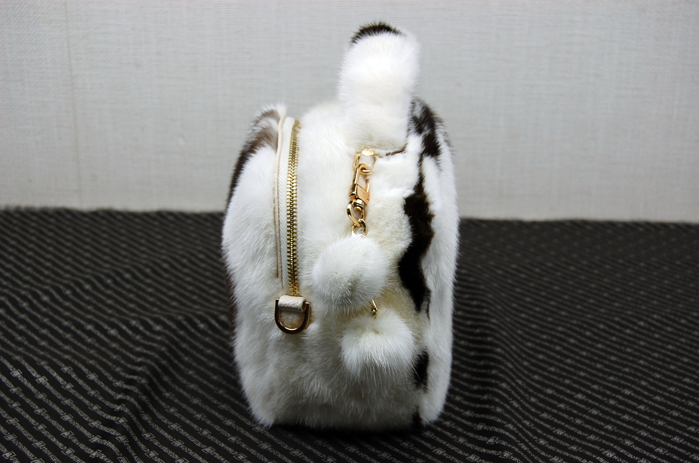 ジャガーミンク　2wayハンドバッグの画像