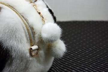 ジャガーミンク　2wayハンドバッグの画像