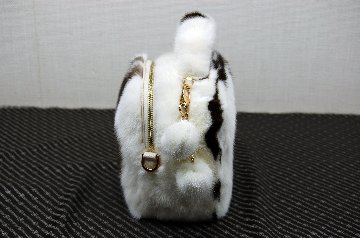 ジャガーミンク　2wayハンドバッグの画像