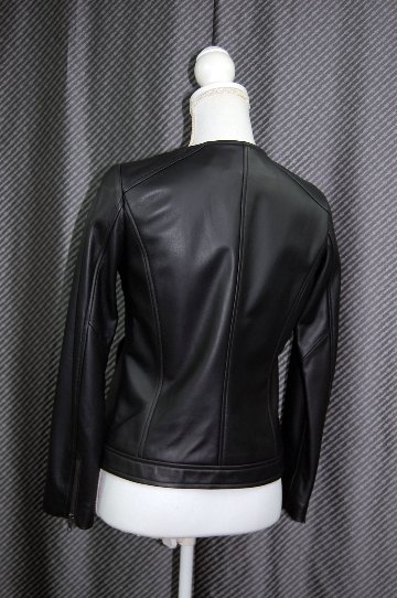ラムレザー　ダブルフロントジャケットの画像