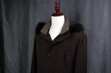 Men'sシェアードラビットライナー付き　シルクコートラクーントリムの画像