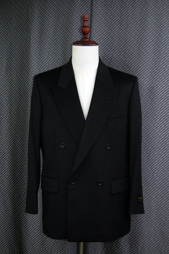 Men'sカシミヤ100％　ダブルブレストジャケットの画像