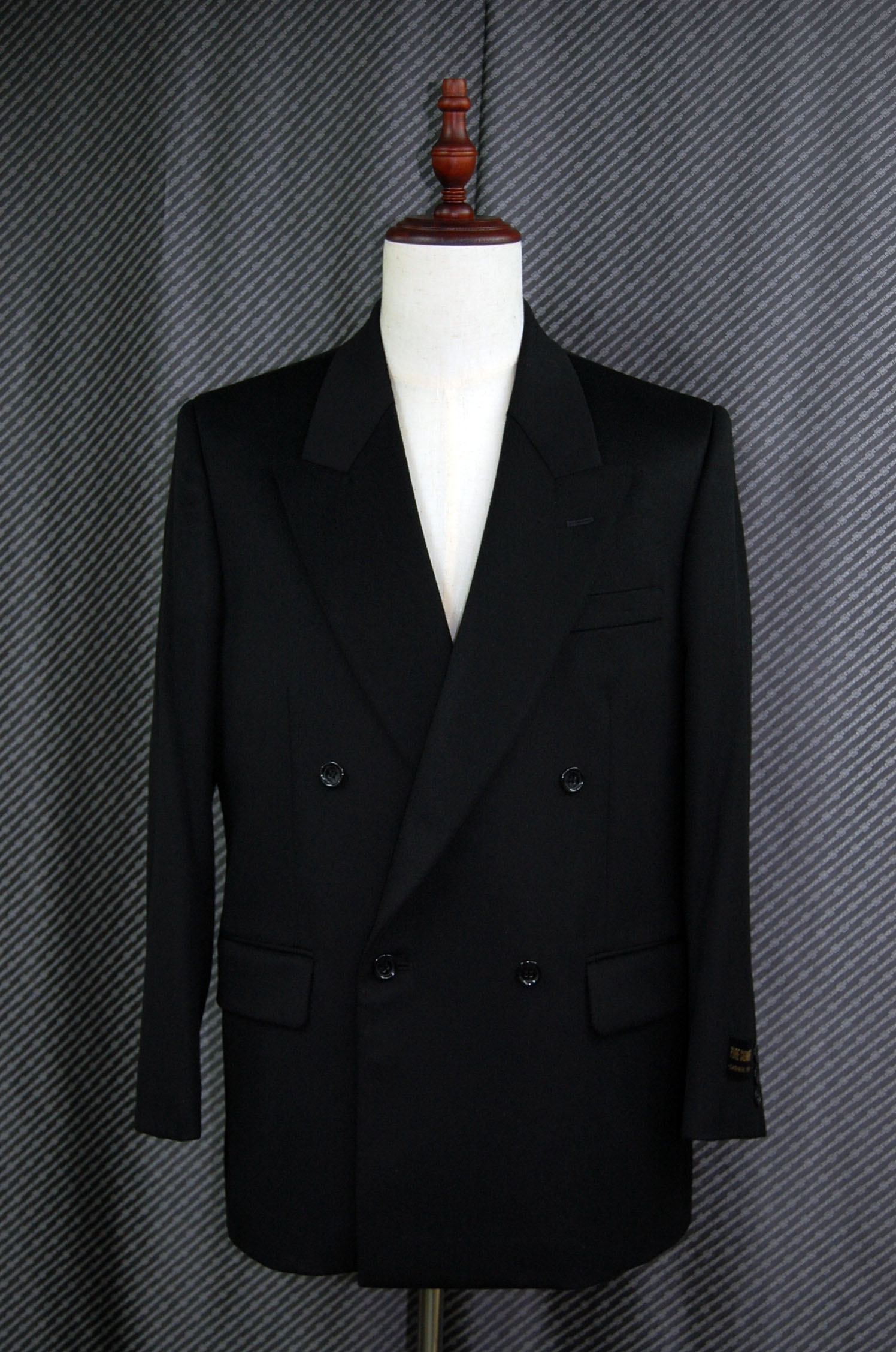 Men'sカシミヤ100％　ダブルブレストジャケットの画像