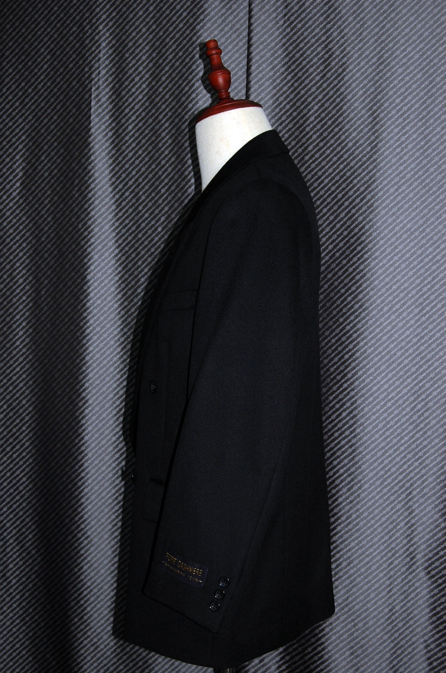 Men'sカシミヤ100％　ダブルブレストジャケットの画像