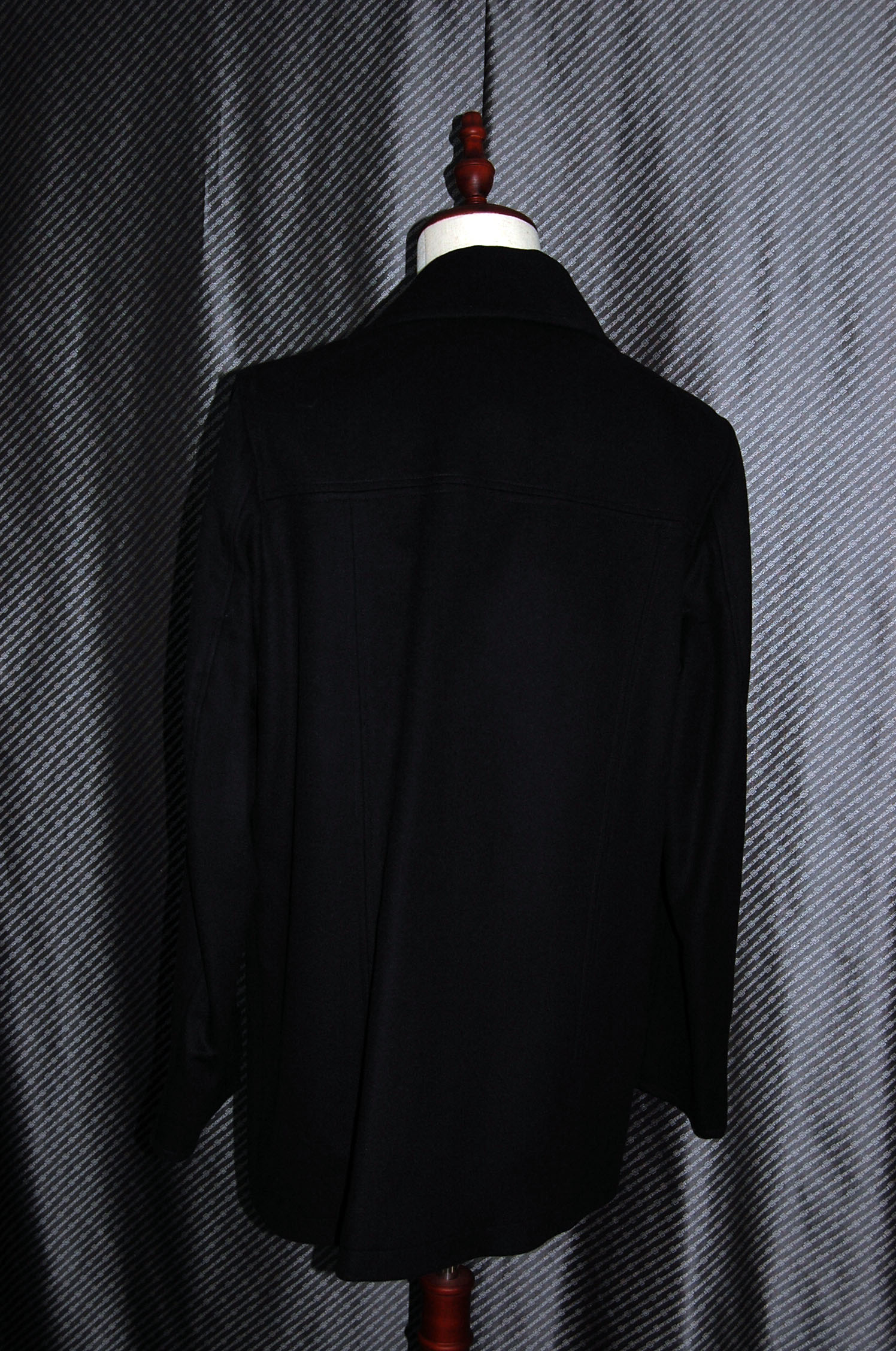 Men'sカシミヤ100％　ダブルブレストハーフコートの画像