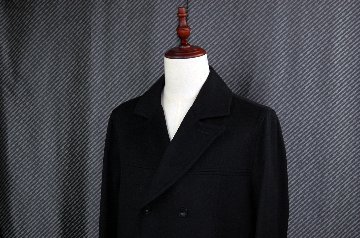 Men'sカシミヤ100％　ダブルブレストハーフコートの画像