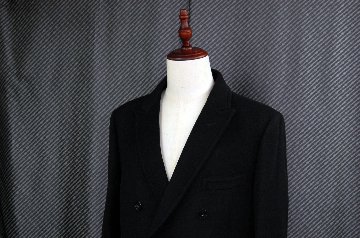 Men'sカシミヤ100％　ダブルブレストコートの画像
