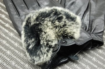本革ラムレザーショート手袋（Rexトリム）の画像