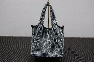 ビジュー　ミニバケットバッグの画像