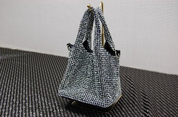 ビジュー　ミニバケットバッグの画像
