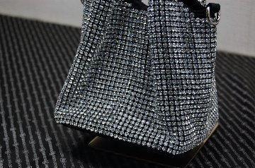 ビジュー　ミニバケットバッグの画像