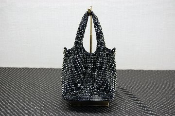 ビジュー　ミニバケットバッグの画像