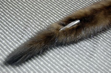 ロシアンセーブル　テール付マフラーの画像