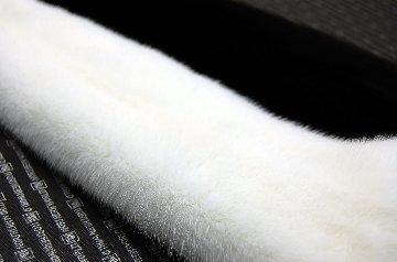 ノースアメリカンミンクミンク＆ロシアンセーブル　バイカラーロングスヌードの画像