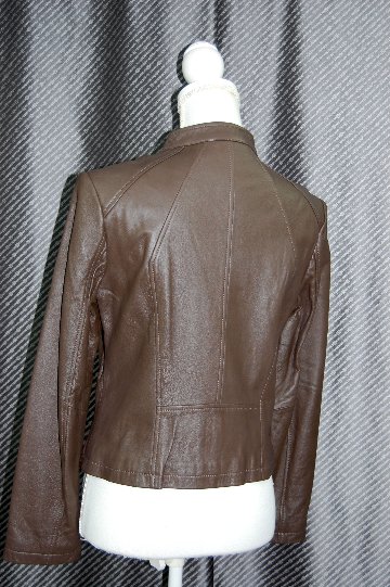 ラムレザー　シングルライダースジャケットの画像